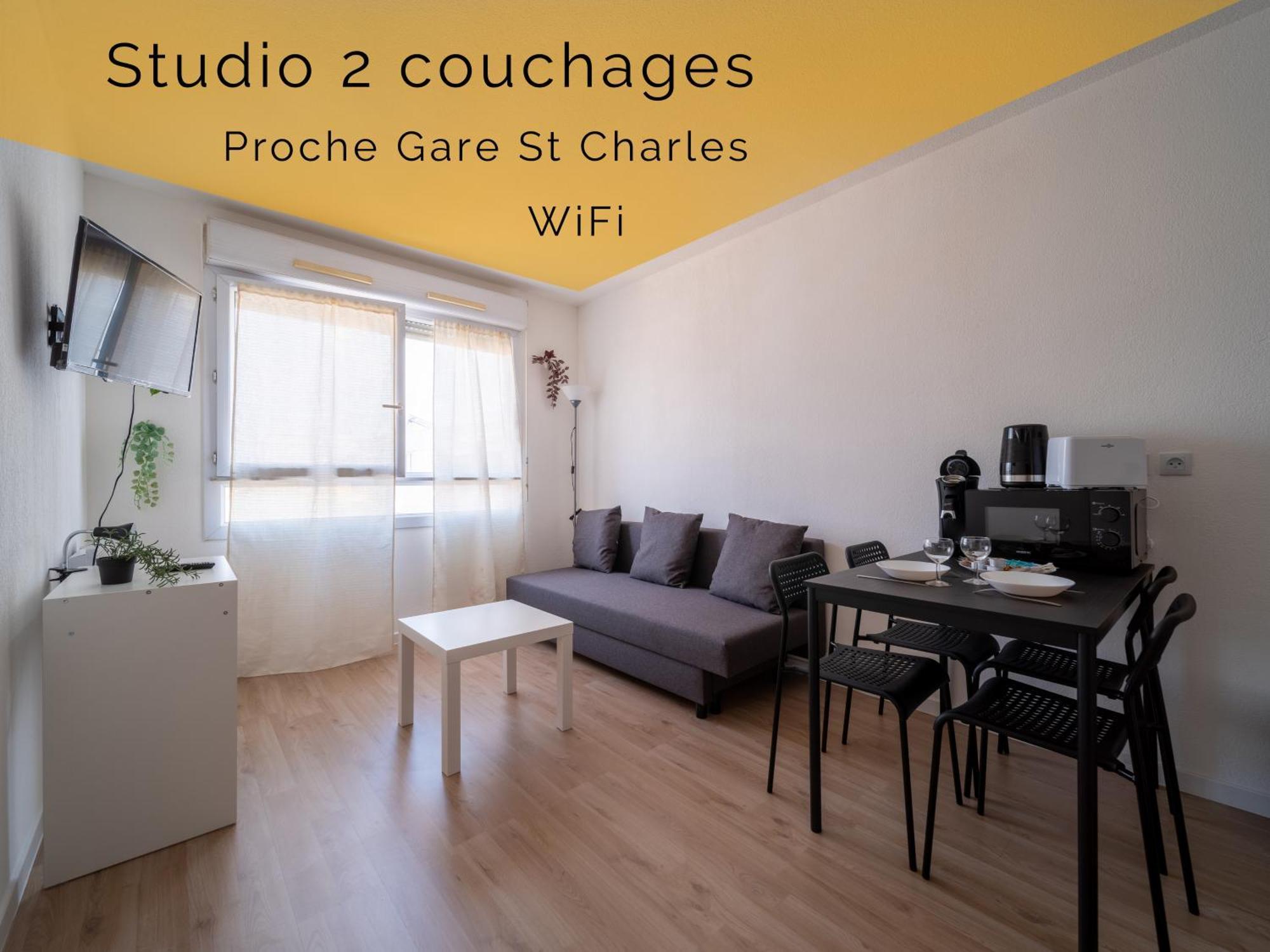 Appartement Tout Equipe A 6Min De La Gare St Charles マルセイユ エクステリア 写真